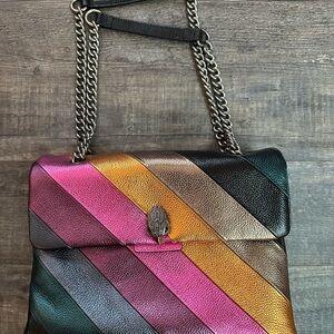 Kurt Geiger Kensington Multicolor Striped Women's Bag